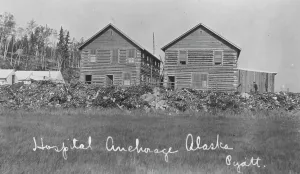 Black And White Hospital Photos Prints: Hospital, between c1900 and c1930. Creator: Unknown
