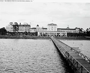 Vintage American Architecture Prints: The [Hotel] Ormond from the Halifax River