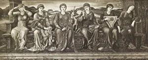 Burne Jones Artwork Prints: The Hours, c1882, (1900). Creator: Unknown