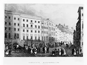 The house in Salzburg in which Mozart was born in 1791, (mid 19th century) The house in Salzburg in which Mozart was born in 1791, (mid 19th century)