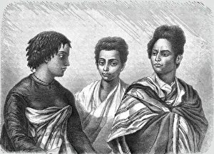 Hovahs; Recent Explorations in Madagascar, 1875 Print