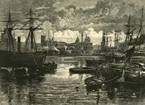 Cassell And Company Limited Prints: Hull, from the Docks, 1898. Creator: Unknown