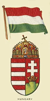 Hungarian Flag Prints: Hungary, c1935. Creator: Unknown