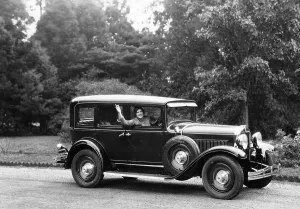 Black And White Automobile Photos Prints: Hupmobile car, (c1925-c1935?)