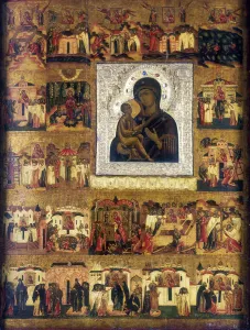 Icon of Mary the Mother of God, Russian, 17th century Icon of Mary the Mother of God, Russian, 17th century