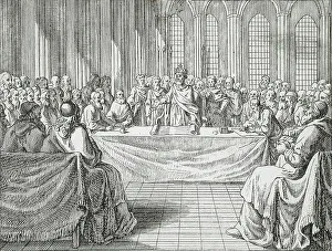European Heritage Artwork Prints: Illustration for Basedow's Elementary Work, 1770. Creator: Daniel Nikolaus Chodowiecki