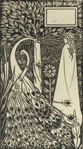 King Arthur Prints: Aubrey Beardsley Print: Le Morte d Arthur Illustration