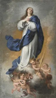 Spanish Baroque Art Style Prints: The Immaculate Conception, c. 1680