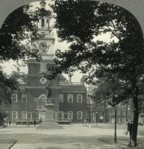 United States Historical Sites Prints: Independence Hall, where Declaration of Independence Was Signed in 1776, Philadelphia, Pa