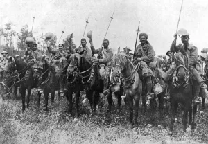 Indian cavalry after their charge, Somme, France, First World War, 14 July 1916, (c1920) Indian cavalry after their charge, Somme, France, First World War, 14 July 1916, (c1920)