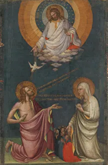The Intercession of Christ and the Virgin, before 1402. Creator: Lorenzo Monaco The Intercession of Christ and the Virgin, before 1402. Creator: Lorenzo Monaco