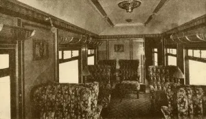Ward Lock And Co Publications Prints: Interior of Pullman Car, Marjorie, Southern Railway, 1930. Creator: Unknown
