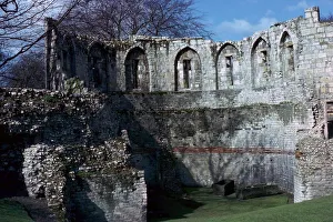 Medieval Tower Prints: Interior of a Roman and medieval multangular tower in York, 3rd century