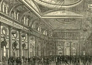 Grade II Listed Buildings England Prints: Interior of the Royal Exchange, 1898. Creator: Unknown