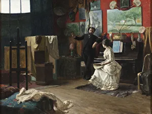 Realism Fine Art Images Prints: Intermezzo, 1883