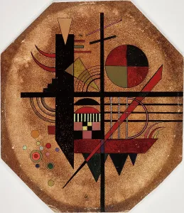 Wassily Kandinsky Paintings Prints: Intimate Message, 1925. Creator: Kandinsky, Wassily Vasilyevich (1866-1944)