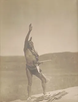 North American Ethnography Prints: Invocation-Sioux, c1907. Creator: Edward Sheriff Curtis