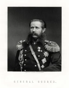 Iosif Vladimirovich Gurko, Russian Field Marshal, 19th century. Artist: George J Stodart Iosif Vladimirovich Gurko, Russian Field Marshal, 19th century. Artist: George J Stodart