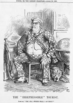The Irrepressible Tourist, 1885. Artist: Joseph Swain The Irrepressible Tourist, 1885. Artist: Joseph Swain