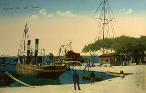 Ismailia - Lac Timsah, c1918-c1939. Creator: Unknown Ismailia - Lac Timsah, c1918-c1939. Creator: Unknown