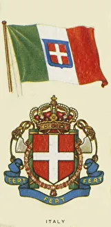 Italy, c1935 Print from An Album of National Flags and Arms