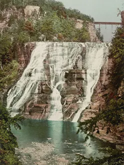 Photochrom Prints For Sale Prints: Ithaca Falls, c1901. Creator: Unknown