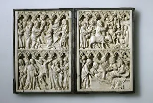 Ivory diptych with scenes from Life of Christ (Property of Queen Jadwiga of Poland) Ivory diptych with scenes from Life of Christ (Property of Queen Jadwiga of Poland)