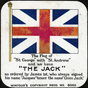 British Flag History Prints: The Jack, c1910s(?)