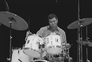 Prints of Jack DeJohnette, Queen Elizabeth Hall, London, 1989 Royalty Prints: Jack DeJohnette Print, Queen Elizabeth Hall, London 1989