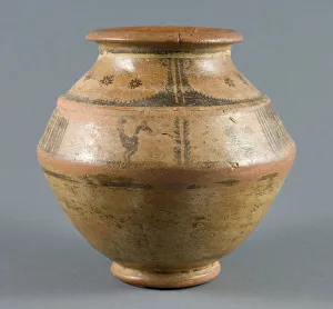 Ancient Egyptian Jar Print, circa 1500 BCE