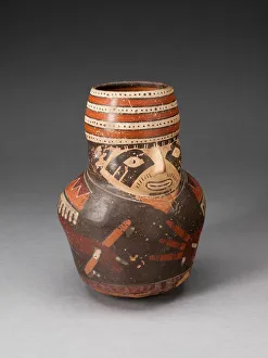 Jar in the Form of a Warrior, 180 B.C./A.D. 500 Print