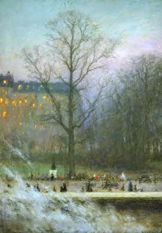 Jardins de Paris ('Paris Parks'), 1920. Artist: Charles-Lucien Leandre Jardins de Paris ('Paris Parks'), 1920. Artist: Charles-Lucien Leandre