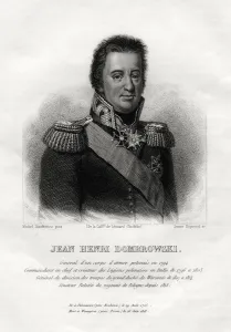 Jean Henri Dombrowski, Polish military commaner, 1845. Artist: James Hopwood Jean Henri Dombrowski, Polish military commaner, 1845. Artist: James Hopwood