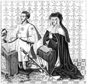 Jean Jouvenel des Ursins his wife, Michelle de Vitry, praying, 14th or 15th century (1849) Jean Jouvenel des Ursins his wife, Michelle de Vitry, praying, 14th or 15th century (1849)