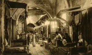 Jerusalem - Bazaar of the Goldsmiths Print, c1918-c1939
