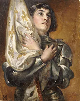 Oil On Canvas Portrait Prints: Joan of Arc