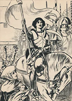 Joan at the Head of the Army, c1907 Print