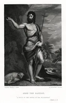 John the Baptist, 19th century. Artist: A Rordorf John the Baptist, 19th century. Artist: A Rordorf