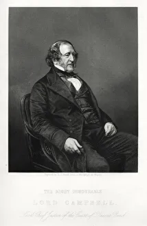 John Campbell, 1st Baron Campbell, British Liberal politician and lawyer, c1880 John Campbell, 1st Baron Campbell, British Liberal politician and lawyer, c1880