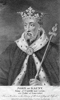 John of Gaunt, 1st Duke of Lancaster, (1804).Artist: Ogbourne John of Gaunt, 1st Duke of Lancaster, (1804).Artist: Ogbourne