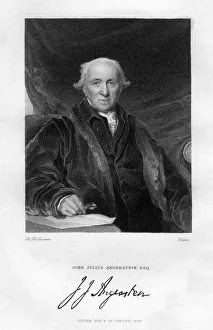 John Julius Angerstein (1735-1823), English philanthropist and merchant, (1829). Artist: Scriven John Julius Angerstein (1735-1823), English philanthropist and merchant, (1829). Artist: Scriven