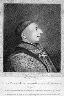 John of Lancaster, 1st Duke of Bedford.Artist: S Harding John of Lancaster, 1st Duke of Bedford.Artist: S Harding
