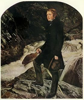 Rock Collection: John Ruskin, 1853-1854, (1944). Creator: John Everett Millais