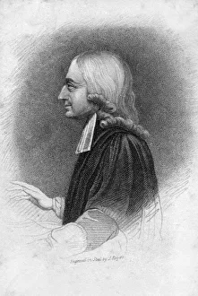 John Wesley, Methodist leader, (19th century).Artist: J Rogers John Wesley, Methodist leader, (19th century).Artist: J Rogers