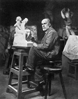 Joseph-Antoine Bernard (1866-1931), French sculptor, 1931 Joseph-Antoine Bernard (1866-1931), French sculptor, 1931