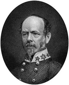 Joseph Eggleston Johnston, Confederate general, 1862-1867.Artist: J Rogers Joseph Eggleston Johnston, Confederate general, 1862-1867.Artist: J Rogers