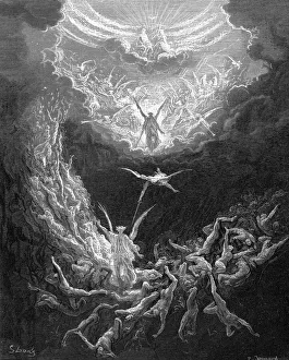 The Last Judgement, 1865-1866. Artist: Gustave Dore The Last Judgement, 1865-1866. Artist: Gustave Dore