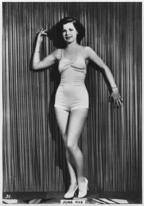 Vintage Swimsuit Styles Prints: June Rae, c1938