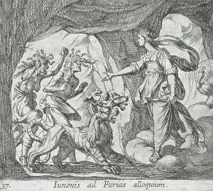 Juno with the Furies at Hell's Gate, 1606 Print