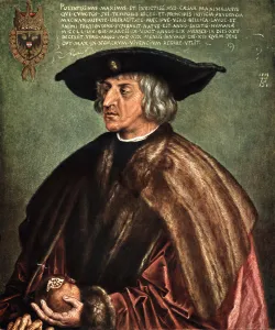 Kaiser Maximilian I, 1519. Artist: Albrecht Durer Kaiser Maximilian I, 1519. Artist: Albrecht Durer